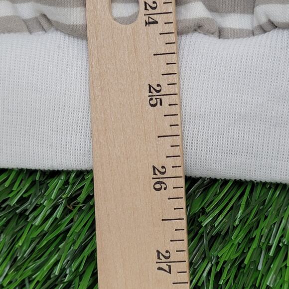 Vintage 90s Seattle Stripes Sweatshirt Large 22x26 Beige USA - Picture 6 of 15